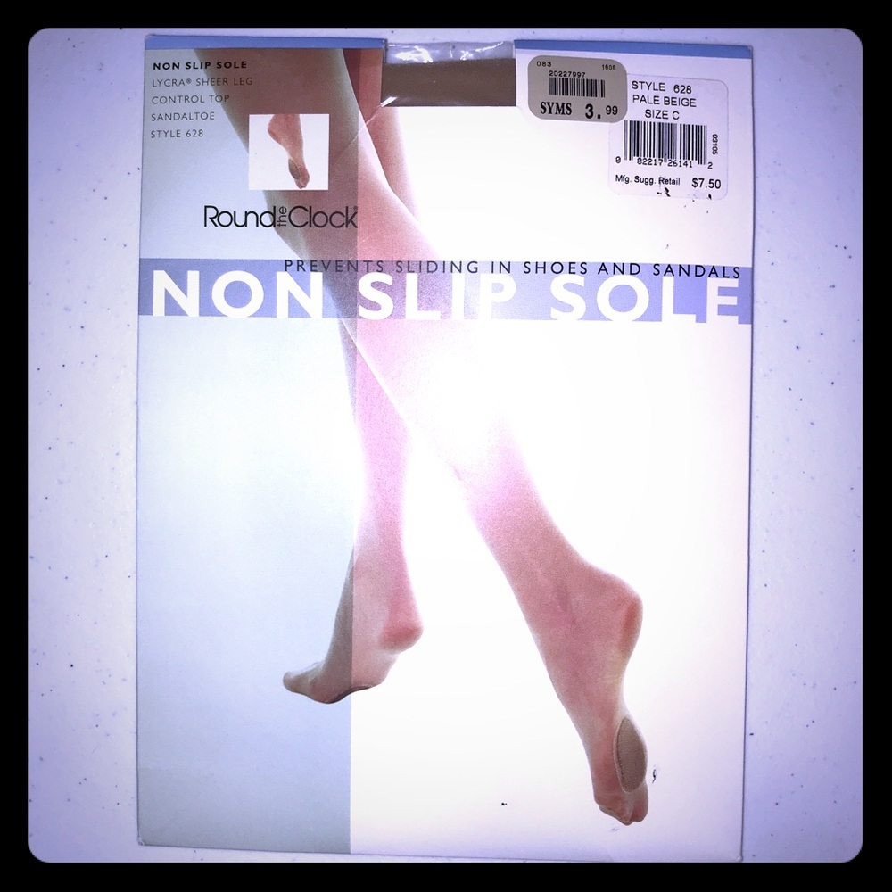 3/$10 NWT Nylons with foot grippers